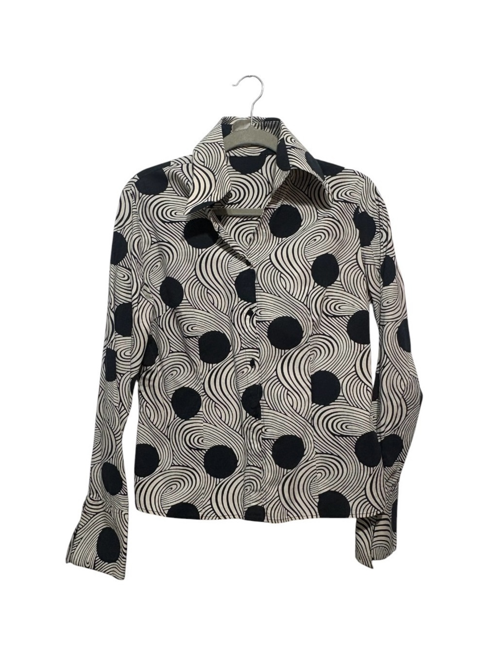 Naracamicie Swirl Dot Button-Down Shirt